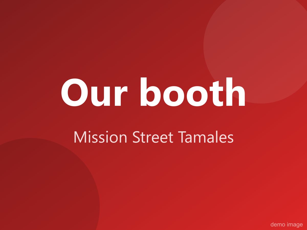 Our booth