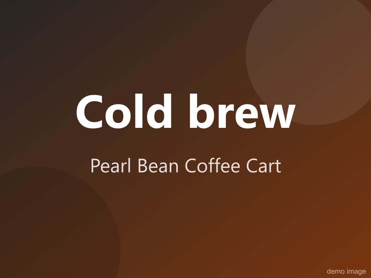 Cold brew