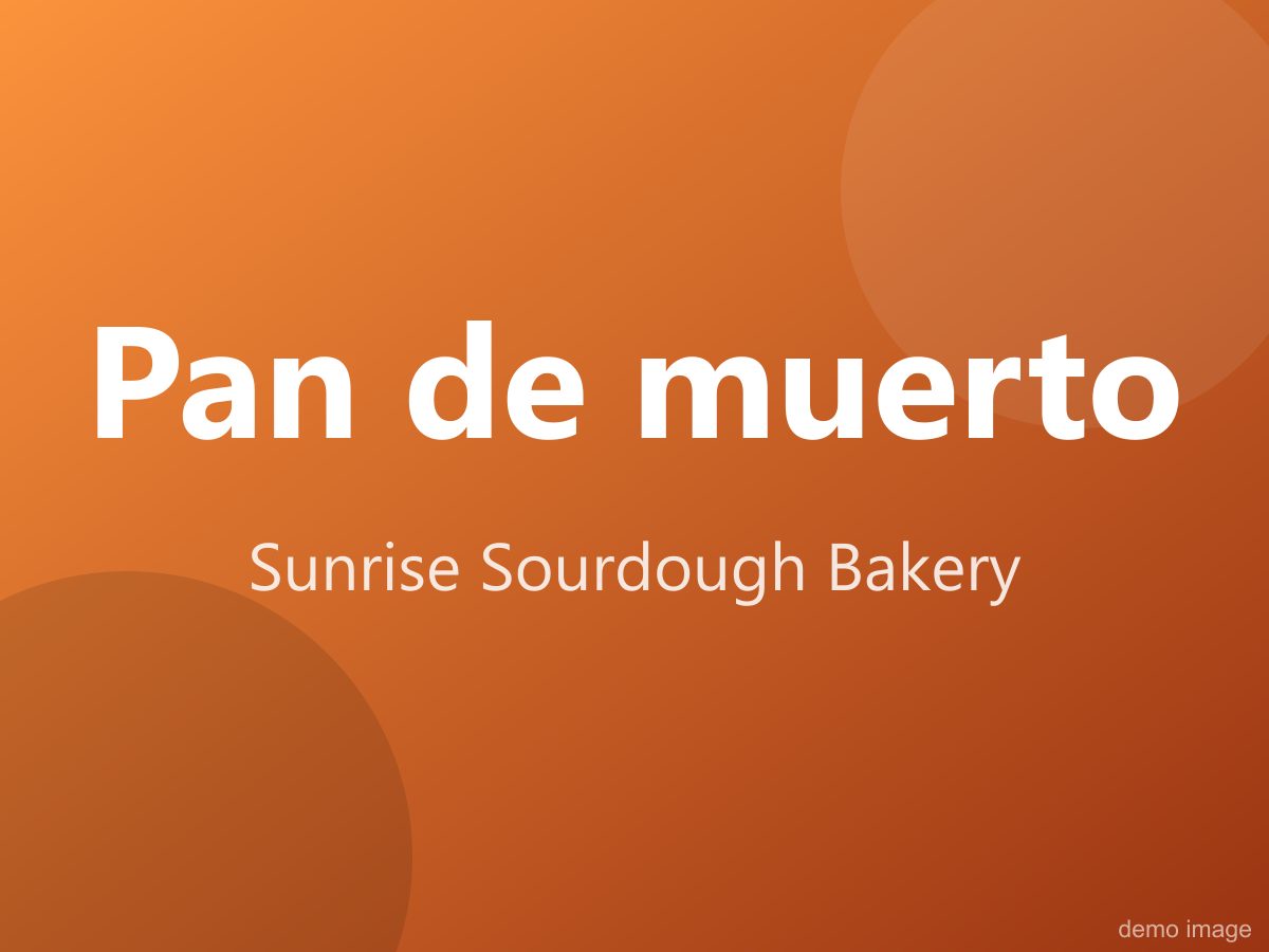 Pan de muerto