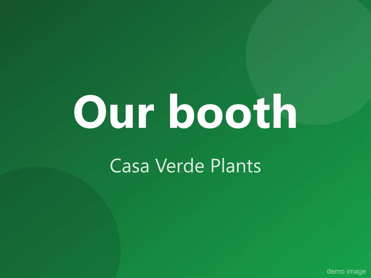 Our booth
