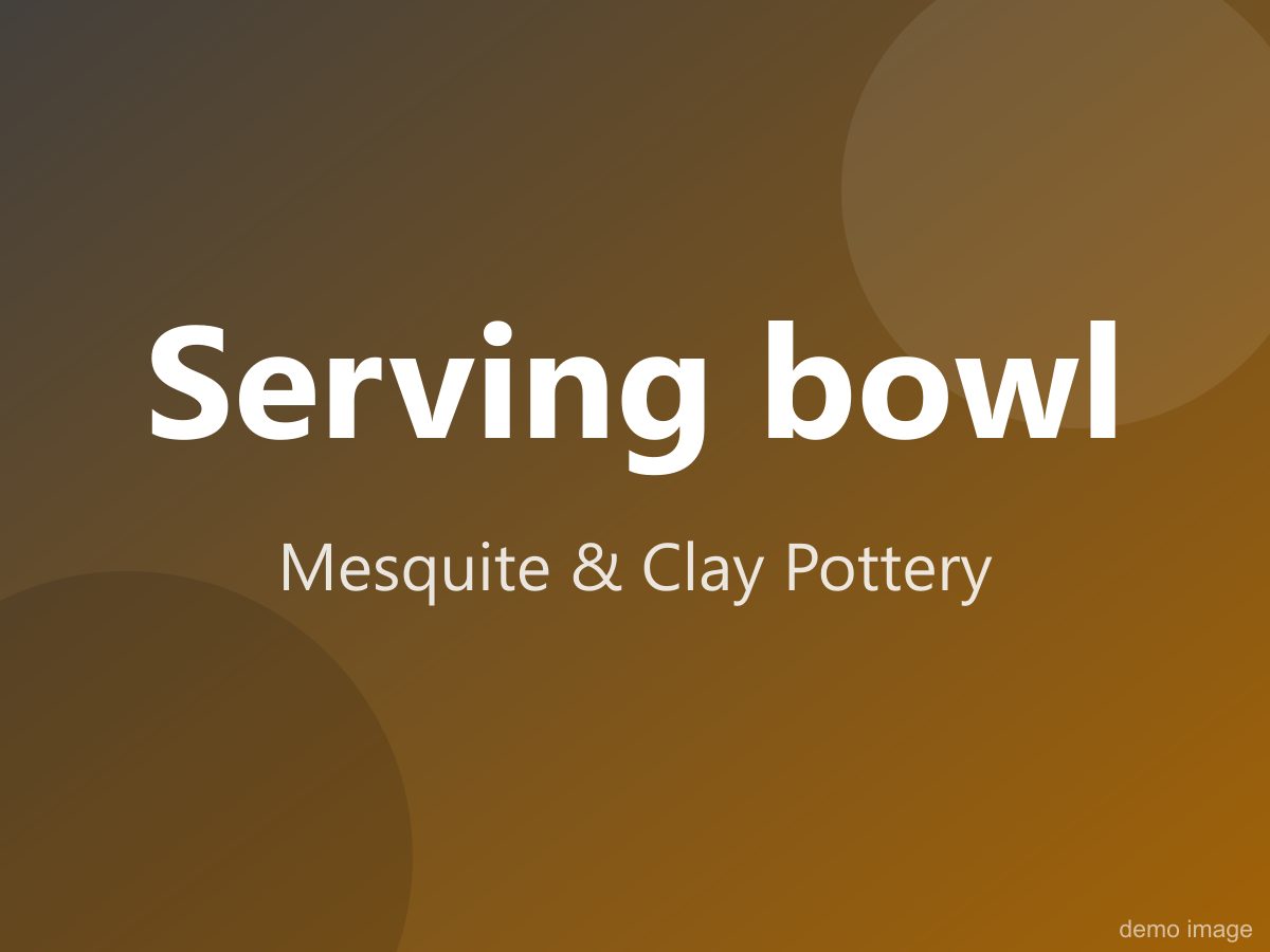 Serving bowl