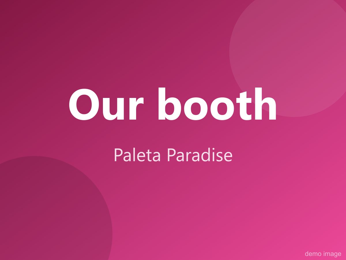 Our booth